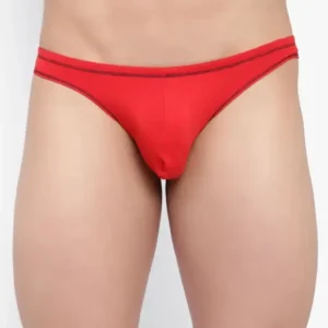 Unique Red Micro Modal UnderwearMen Briefs